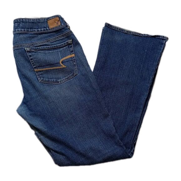 Women's American Eagle Artist Flare Jeans Size 12 Stretch  Artsy - Picture 1 of 10